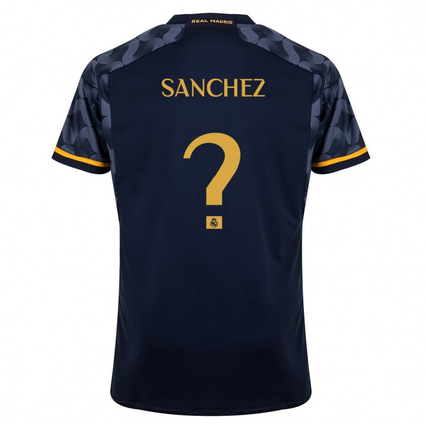 Women  Lorenzo Sanchez #0 Dark Blue Away Jersey 2023/24 T-Shirt