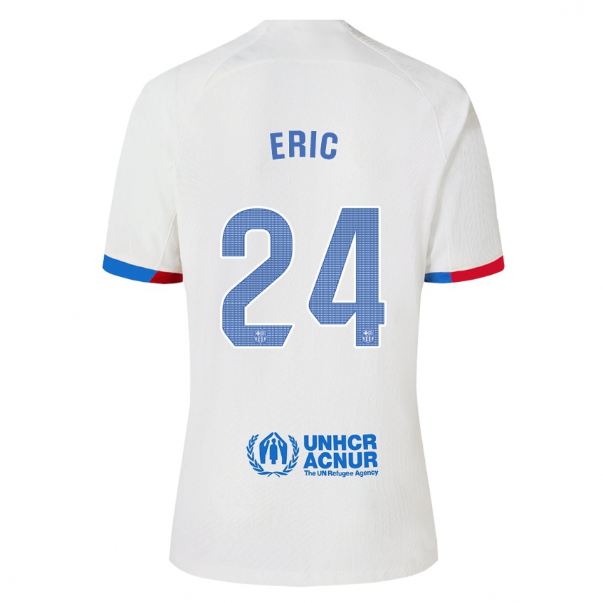 Women  Eric Garcia #24 White Away Jersey 2023/24 T-Shirt