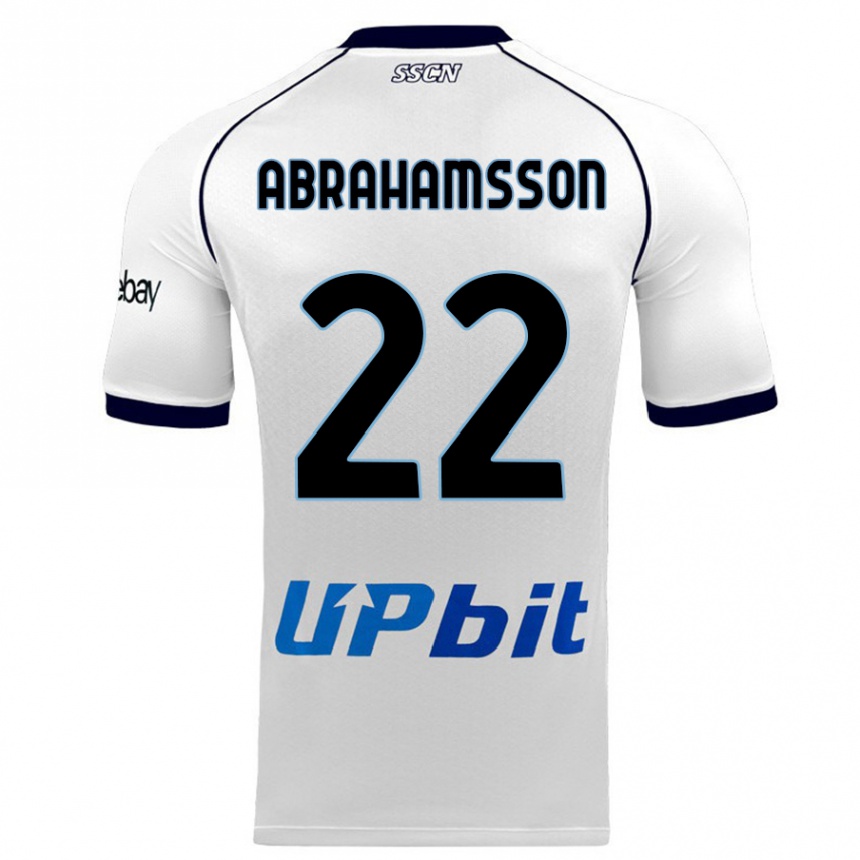 Women  Sejde Abrahamsson #22 White Away Jersey 2023/24 T-Shirt