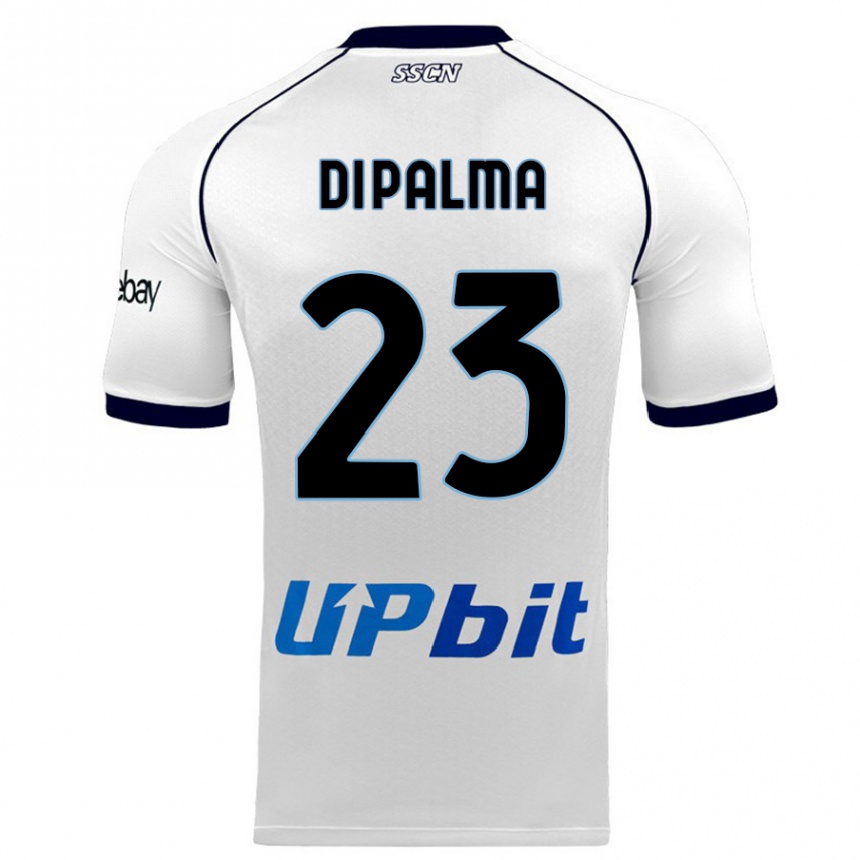 Women  Manuel Di Palma #23 White Away Jersey 2023/24 T-Shirt