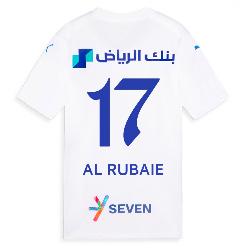 Women  Mohammed Al-Rubaie #17 White Away Jersey 2023/24 T-Shirt