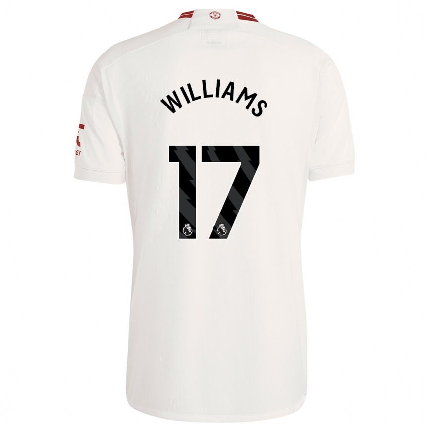 Women  Rachel Williams #17 White Third Jersey 2023/24 T-Shirt