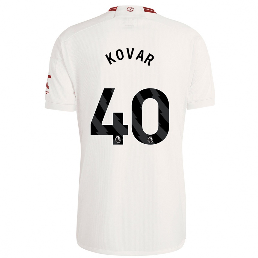 Women  Matej Kovar #40 White Third Jersey 2023/24 T-Shirt