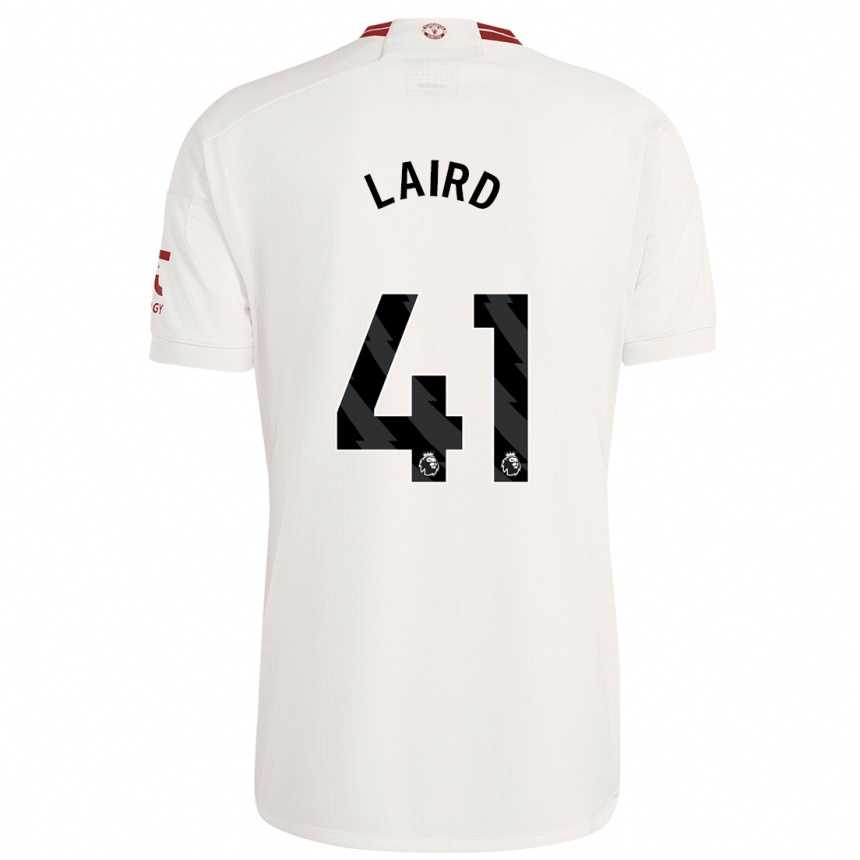 Women  Ethan Laird #41 White Third Jersey 2023/24 T-Shirt