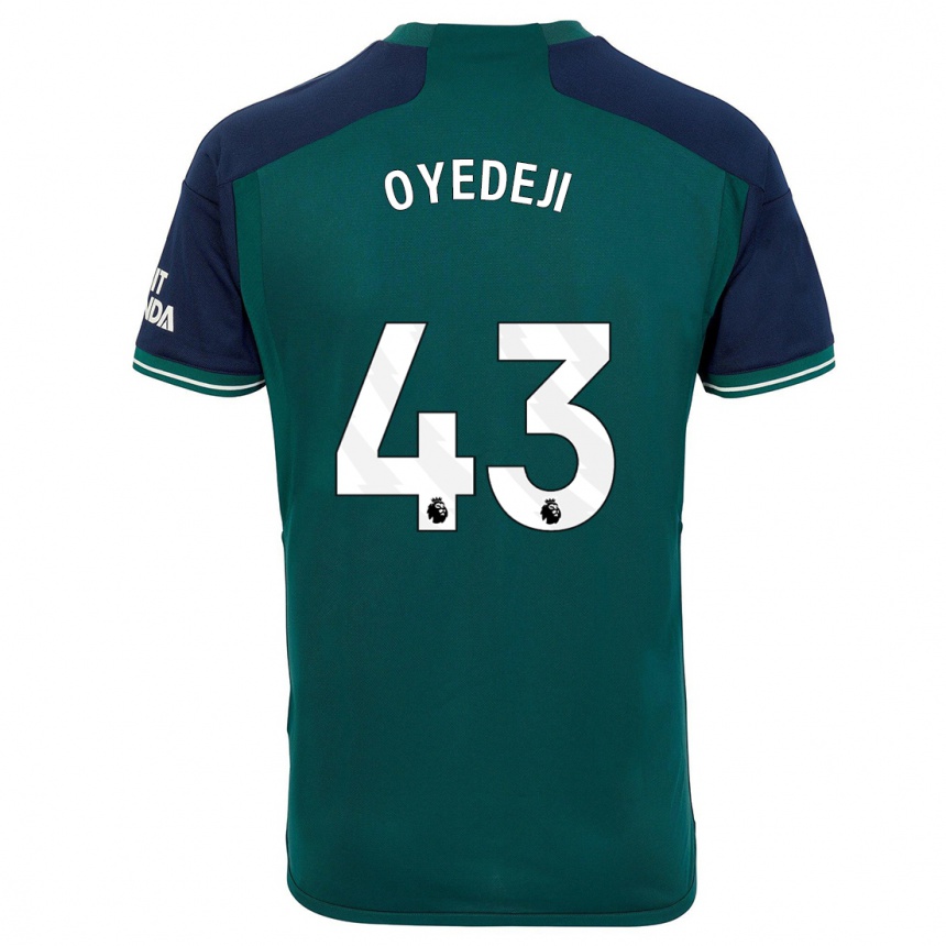 Women  Nathan Butler Oyedeji #43 Green Third Jersey 2023/24 T-Shirt