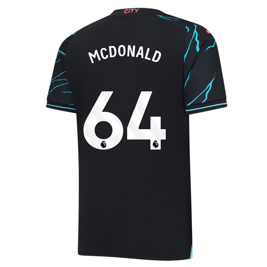 Women  Rowan Mcdonald #64 Dark Blue Third Jersey 2023/24 T-Shirt