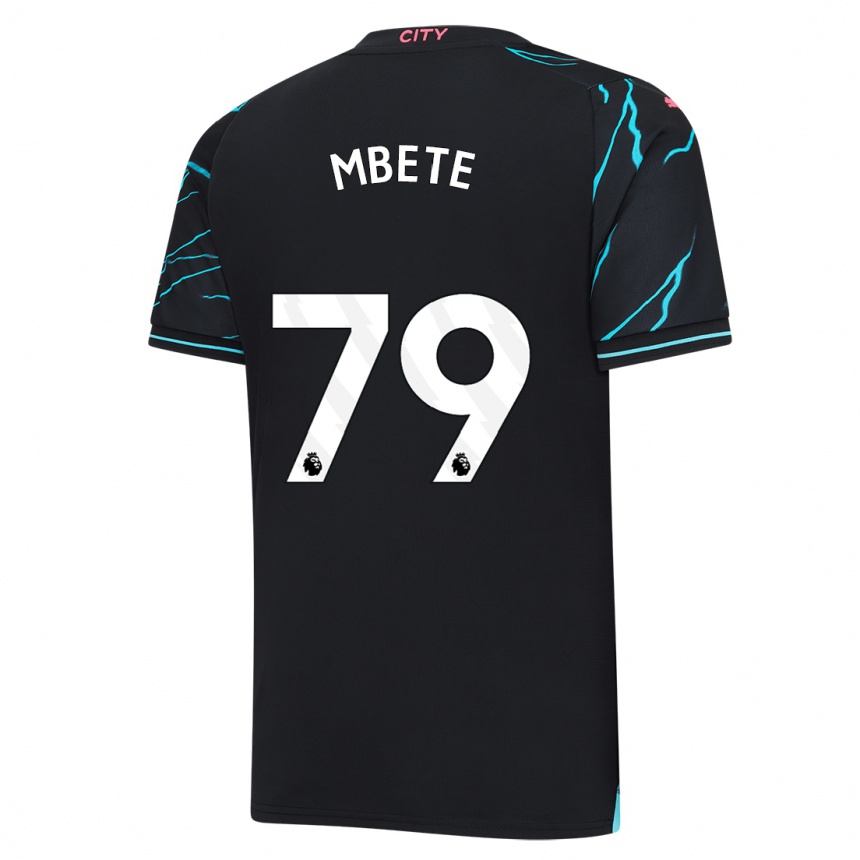 Women  Luke Mbete #79 Dark Blue Third Jersey 2023/24 T-Shirt