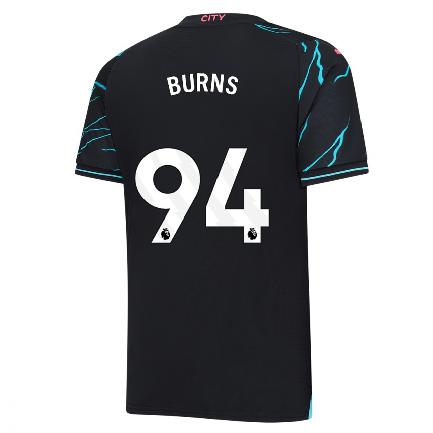 Women  Finley Burns #94 Dark Blue Third Jersey 2023/24 T-Shirt