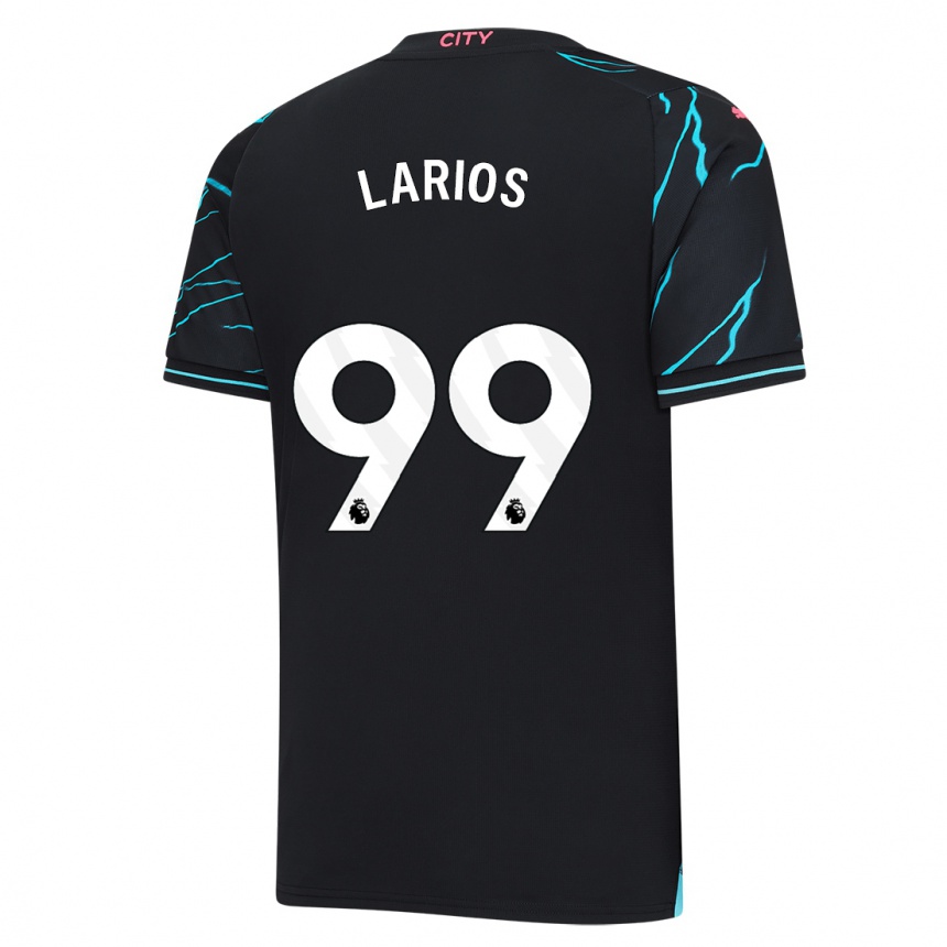 Women  Juan Larios #99 Dark Blue Third Jersey 2023/24 T-Shirt