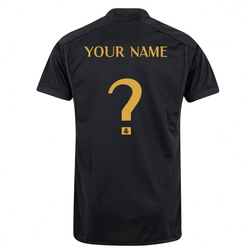 Women  Your Name #0 Black Third Jersey 2023/24 T-Shirt